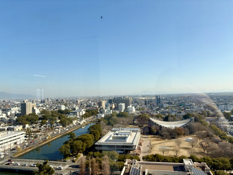 佐賀県庁展望ホールSAGA360から見える風景