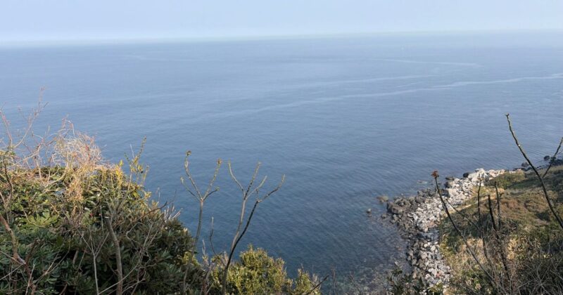 【福岡・相島】高台から望む玄界灘