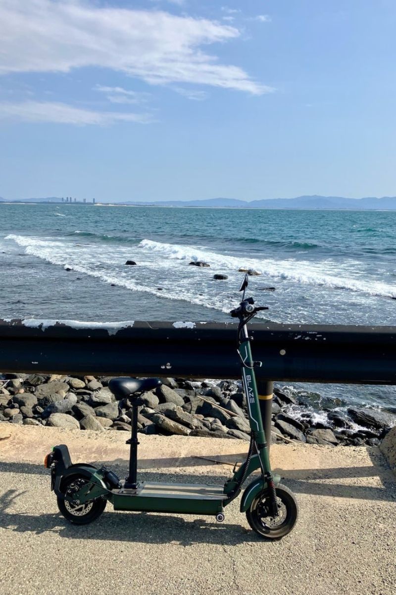 【福岡・相島】レンタルキッキボードと玄界灘