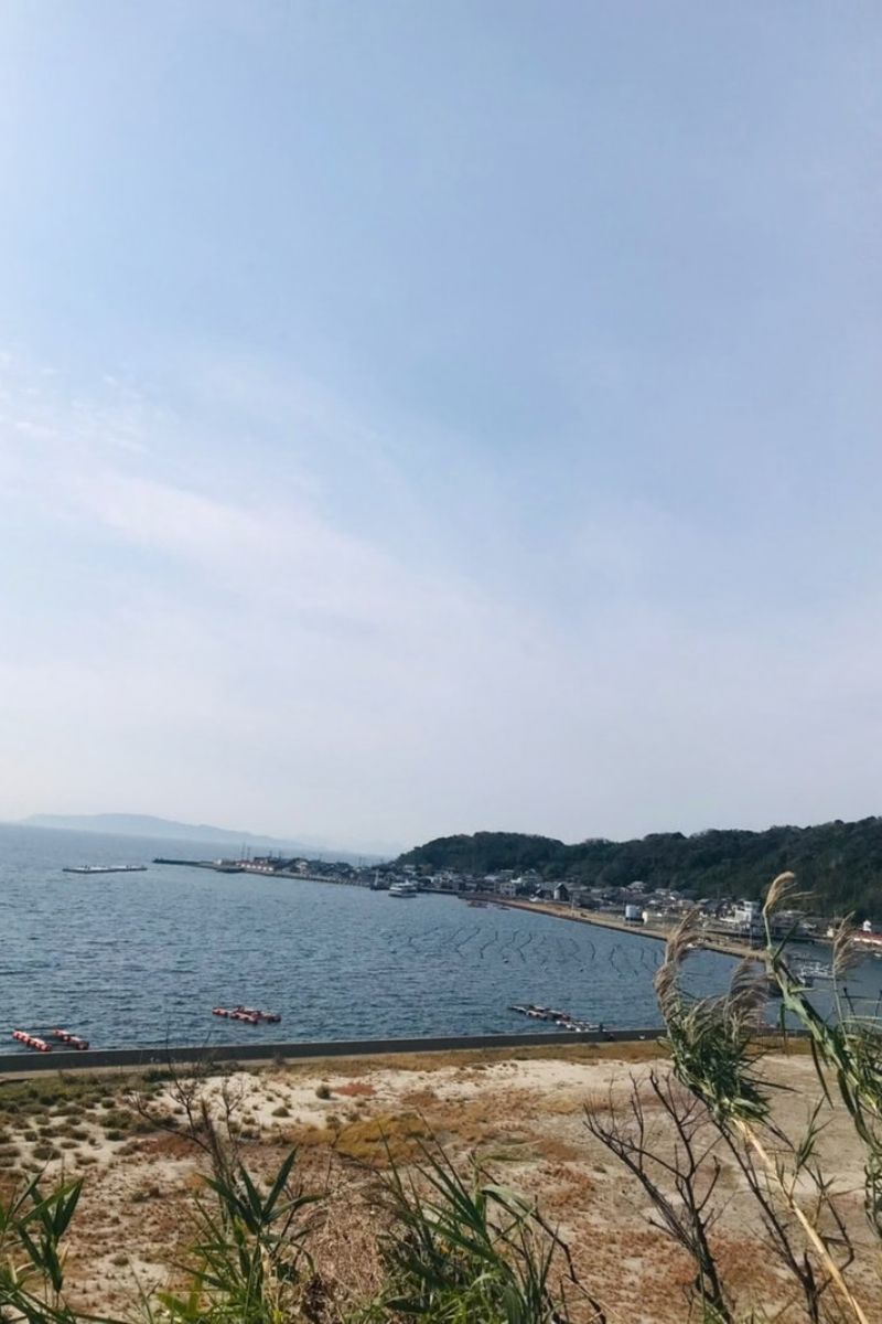 【福岡・相島】高台からの海の様子