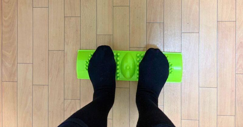 ダイソーで購入した青竹踏み