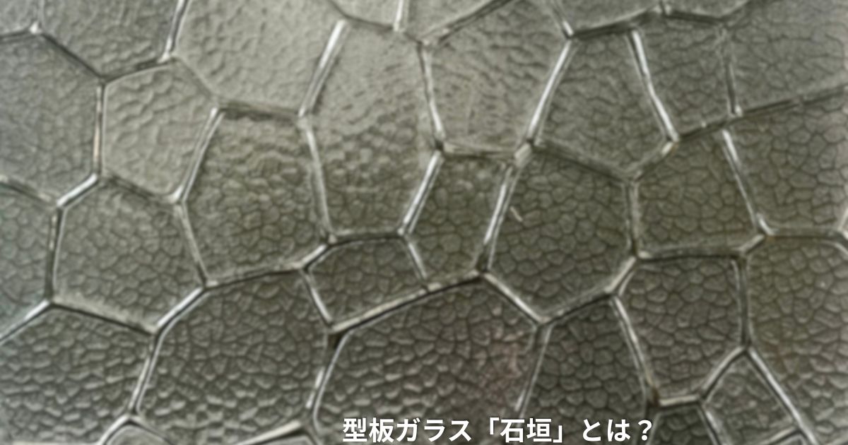 昭和型板ガラス「石垣」アイキャッチ