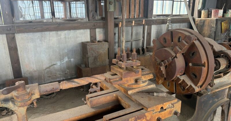 万田坑作業場の機械