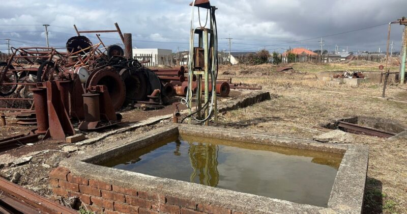 万田坑貯水池の写真