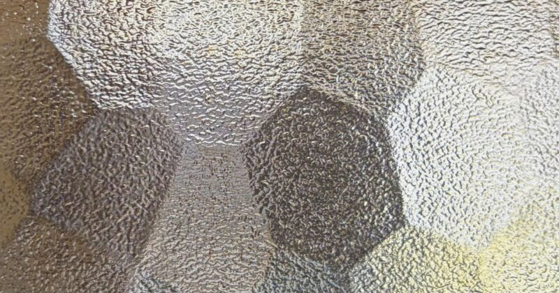 昭和ガラス「石目」