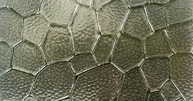 昭和型板ガラス「いしがき」