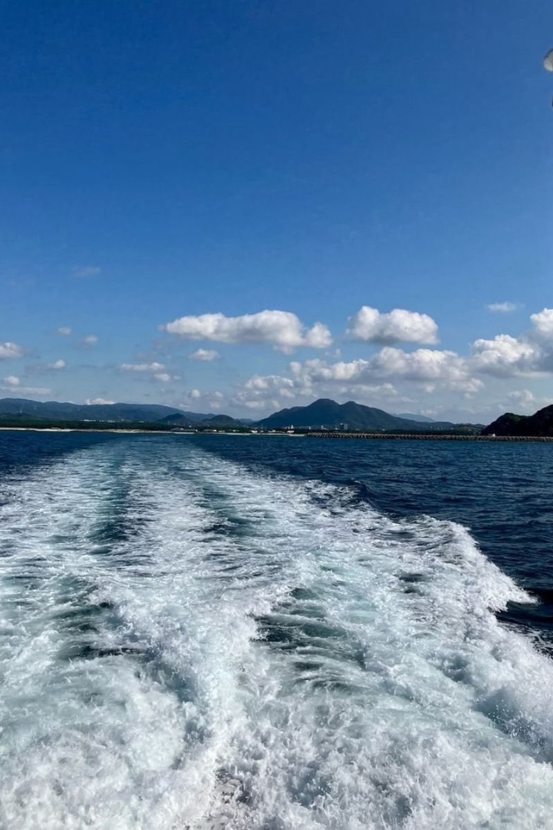 相島へ向かうフェリーの上から。202604使用