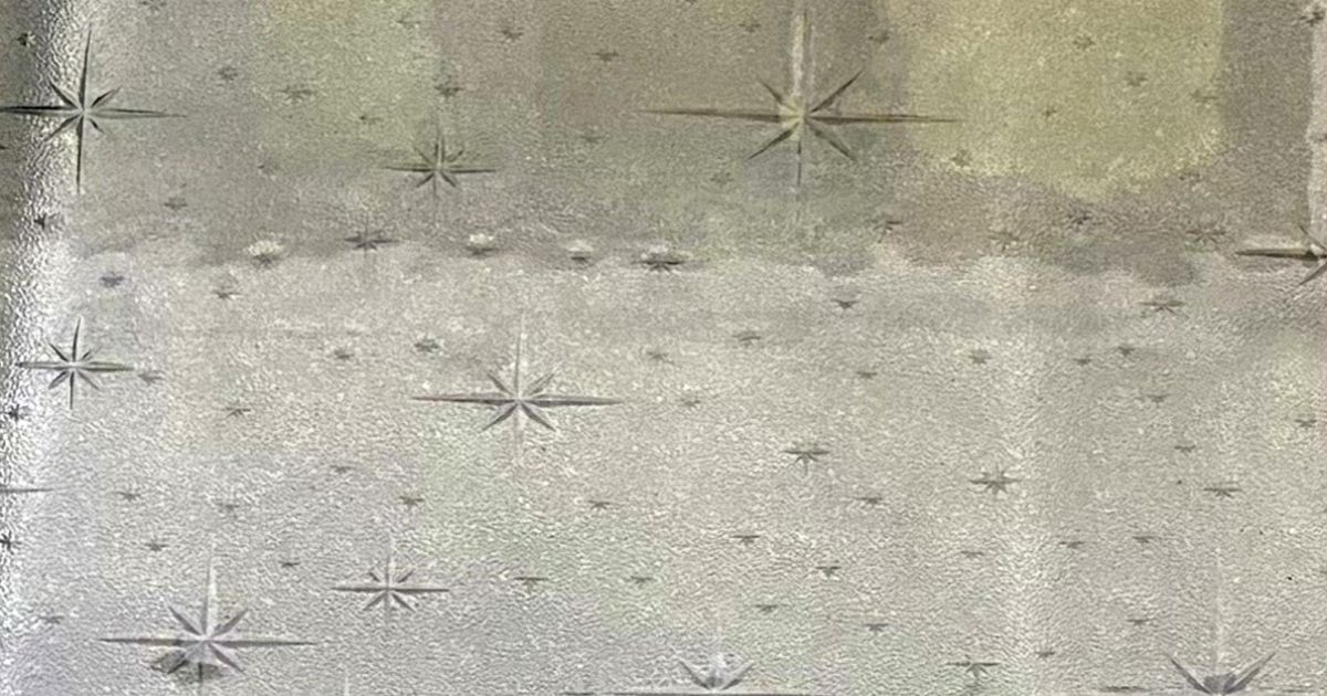 昭和型板ガラス「銀河」