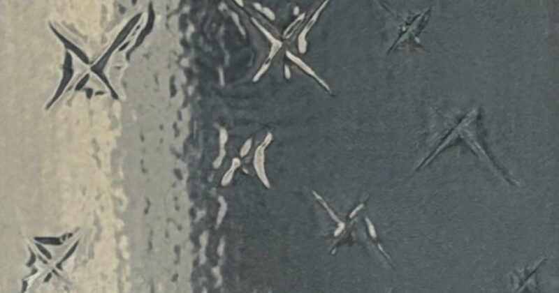 昭和型板ガラス「夜空」