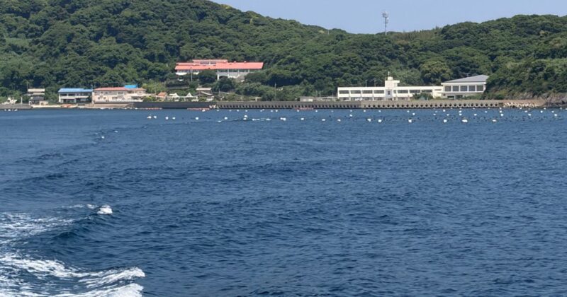 【福岡・相島】相島から帰るフェリーの上から見える風景。2026年5月撮影